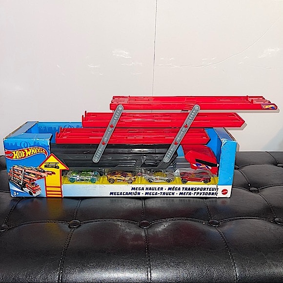 Mattel Other - Mattel Hot Wheels Mega Hauler with 4 Cars NEW